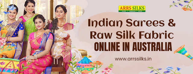 Why Are You Buying Indian Sarees & Raw Silk Fabric Online in Australia?
