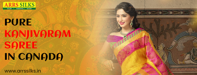 Pure Kanjivaram Sarees in Canada: How This Indian Weave is Winning Global Hearts