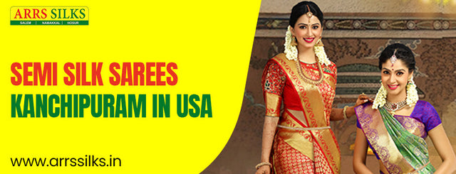 How to Style Semi Silk Kanchipuram Sarees for Different Occasions in the USA
