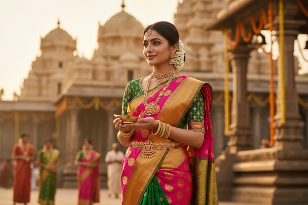 Silk Sarees for Festivals: Styling Tips for Pongal, Diwali & More