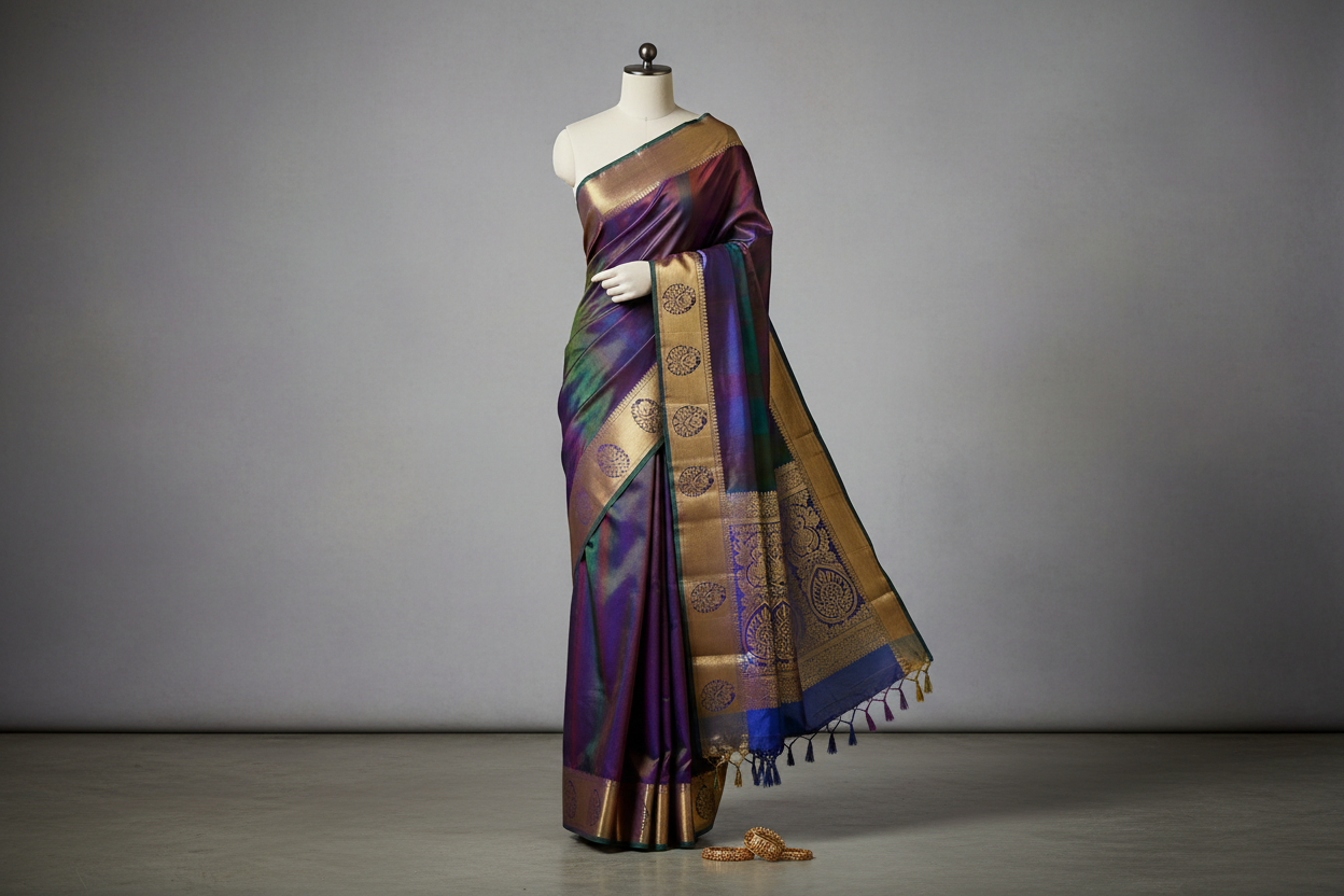 How to Choose the Perfect Kanchipuram Silk Saree for Your Wedding