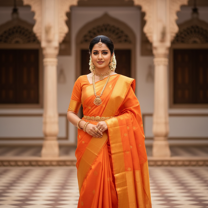 10 Yards Poly Silk Sarees