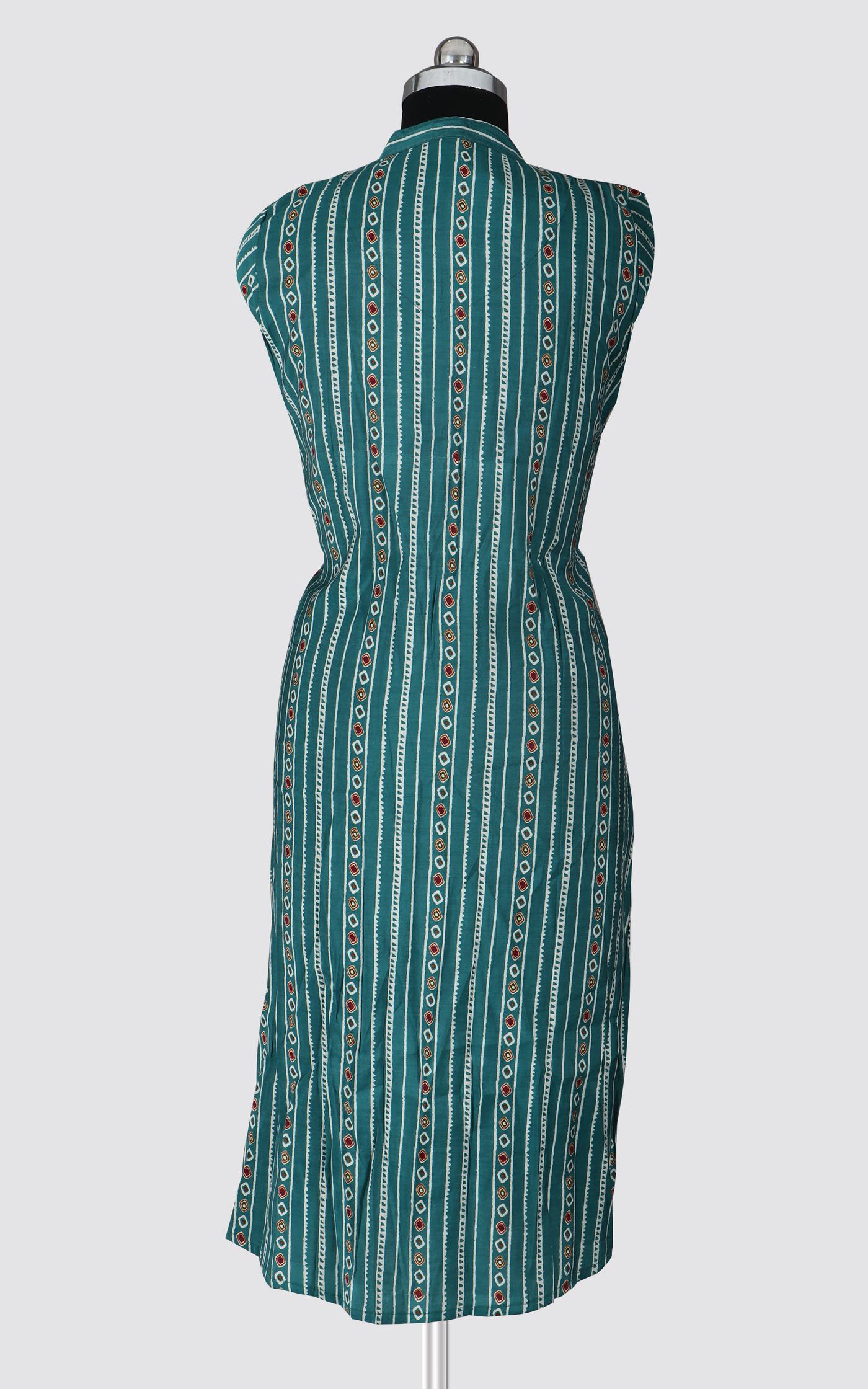 Dual Shade of Green - Long Gown