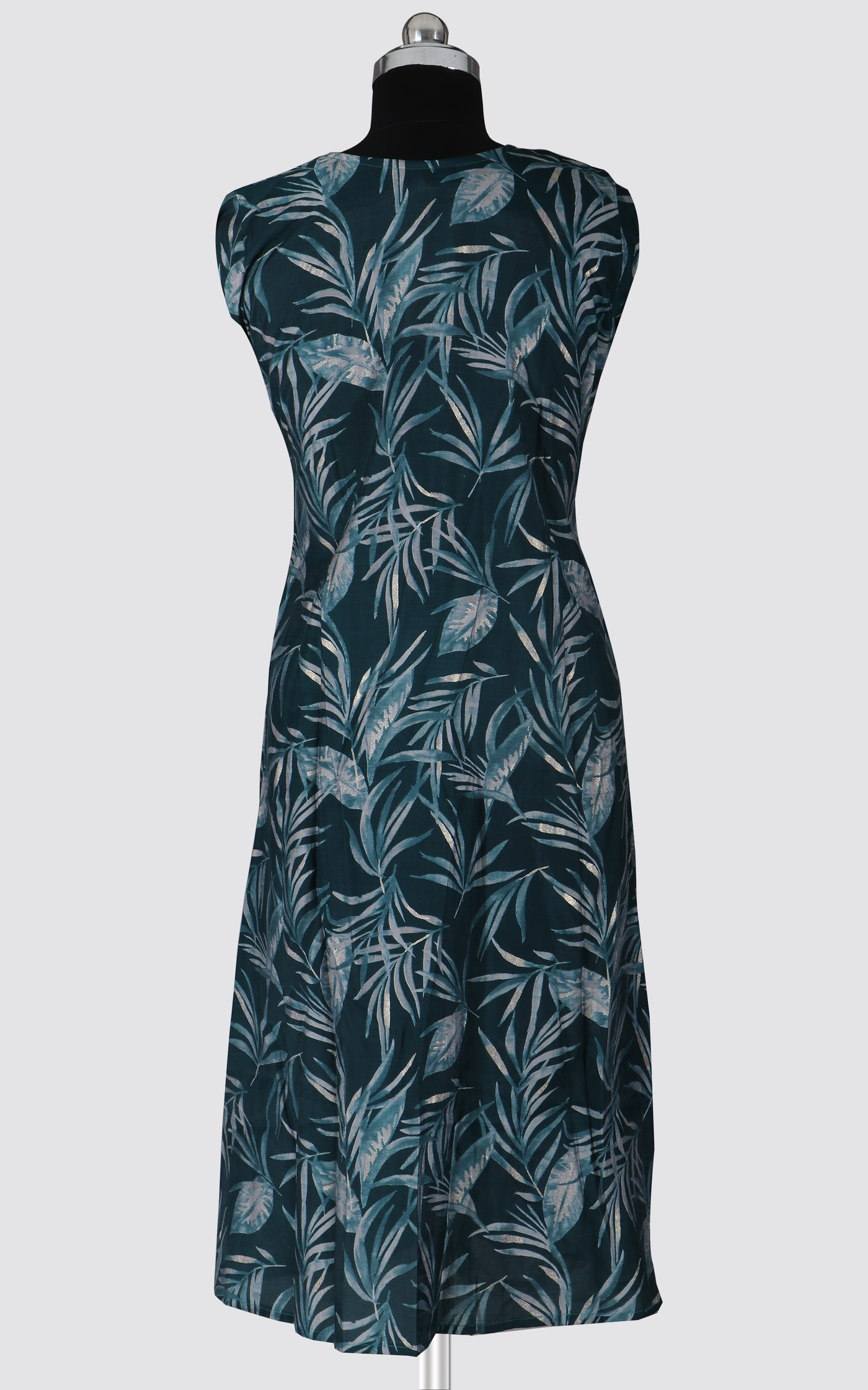 Deep Green - Printed Anarkali Kurti