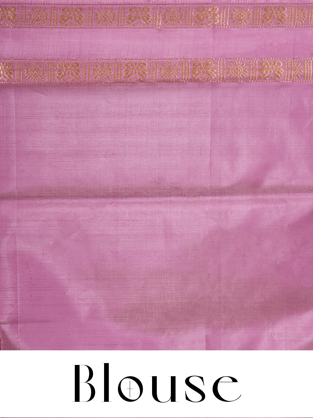 Onion Pink With Orange Semi Silk Saree