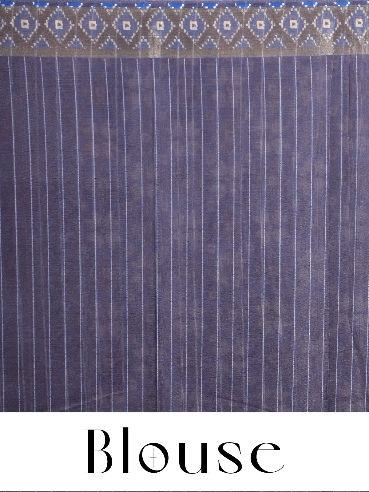 Royal Blue and Indigo with Charcoal Grey Munthi Dola Silk Saree