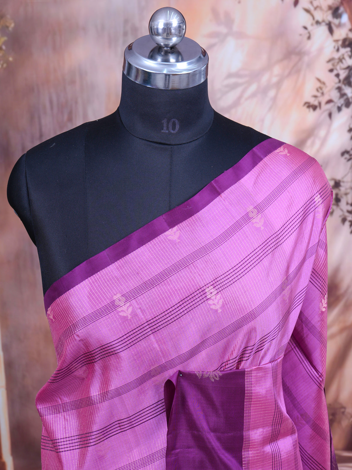 Royal Purple Pure Silk Kanchipuram Saree