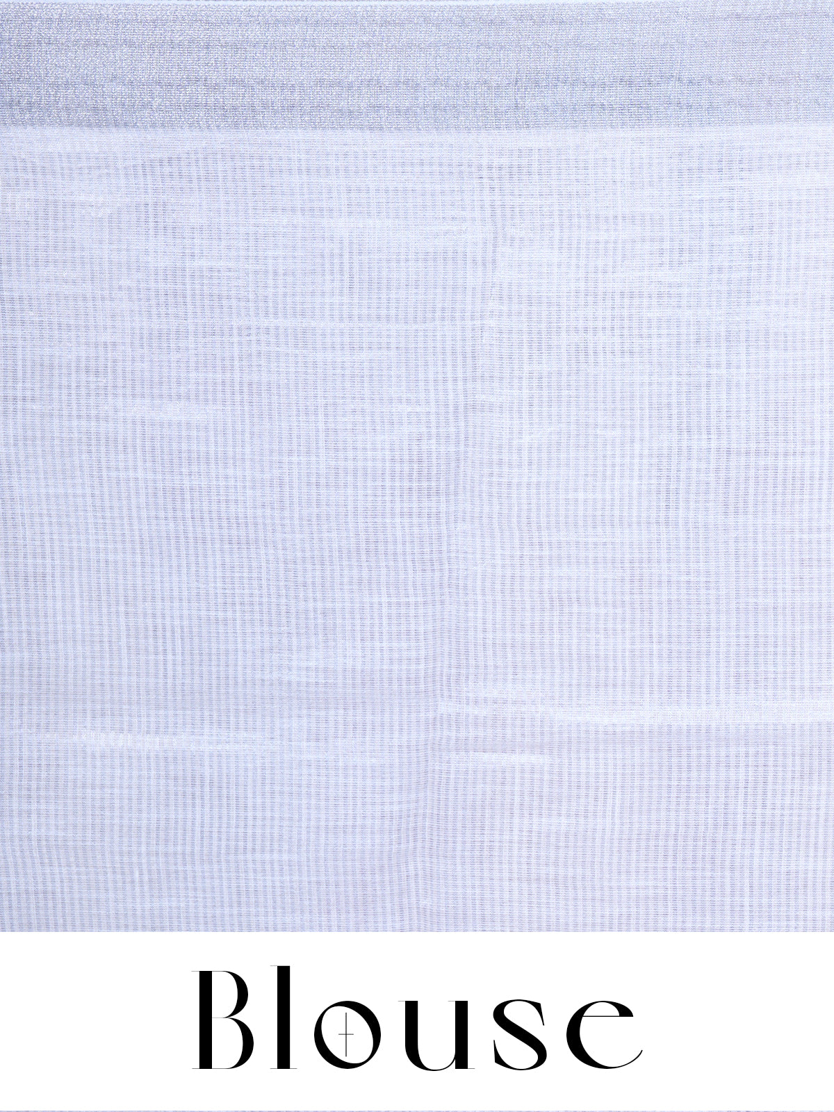 Off-White with Silver - Linen Cotton Saree