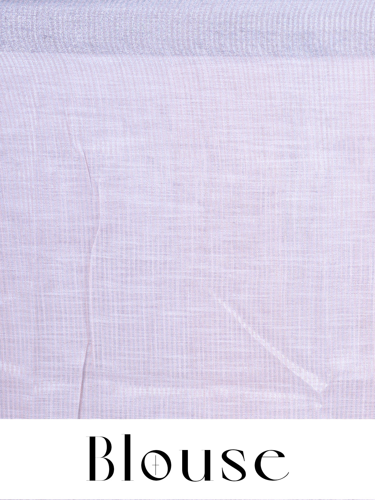 Light Pink with Silver - Linen Cotton Saree