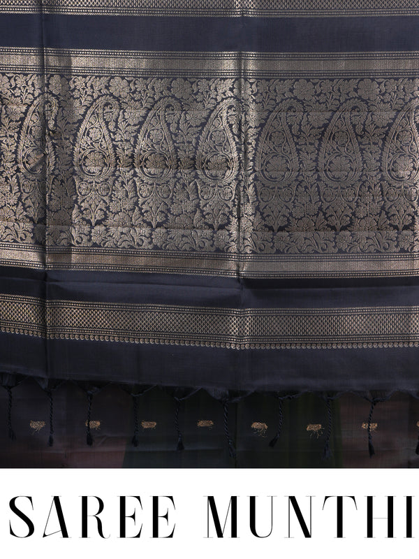 Black with Gold - Pure Kanchipuram Silk Saree