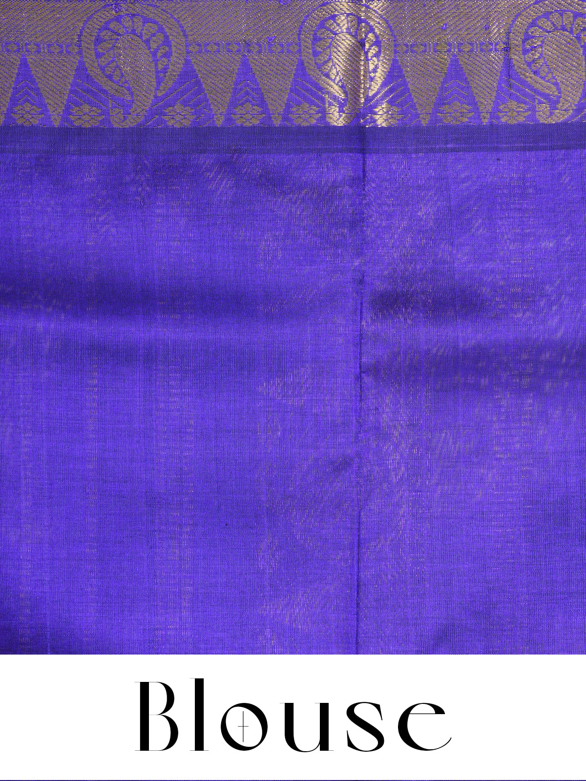 Royal Blue and Turquoise Pure Silk Cotton Saree with Checked Kattam Weave