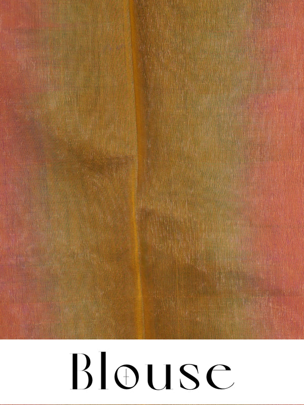 Elegant Mustard Yellow Pure Silk Cotton Handloom Saree