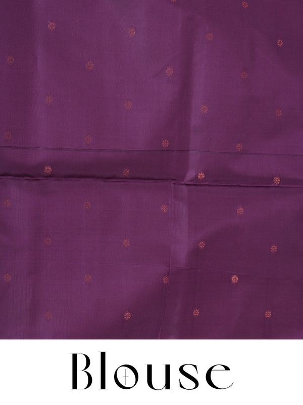 Silver Grey Semi Silk Saree