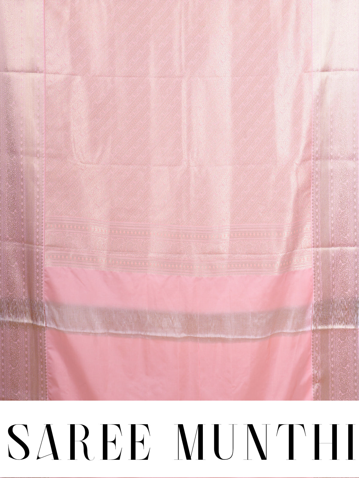 Mustard Green with Pastel Pink Kanchipuram Fancy Silk Saree