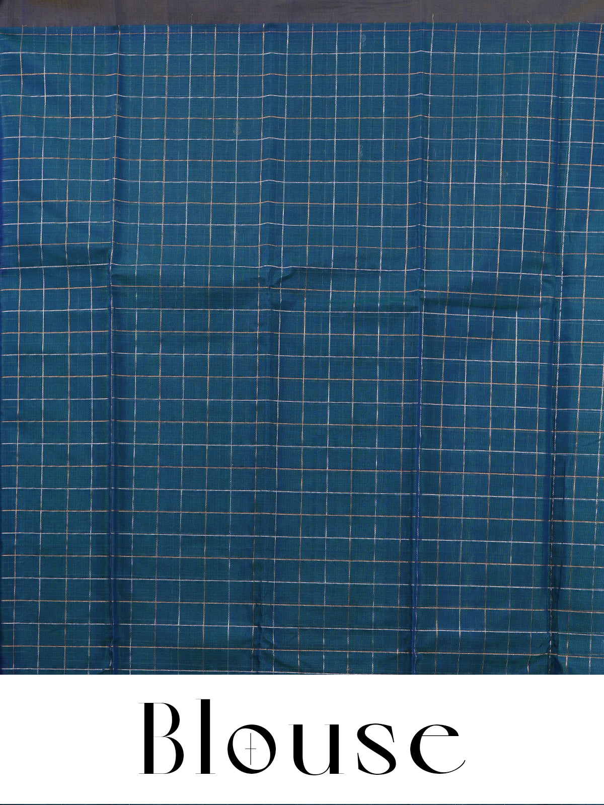 Elegant Royal Blue and Teal Pure Silk Cotton Saree