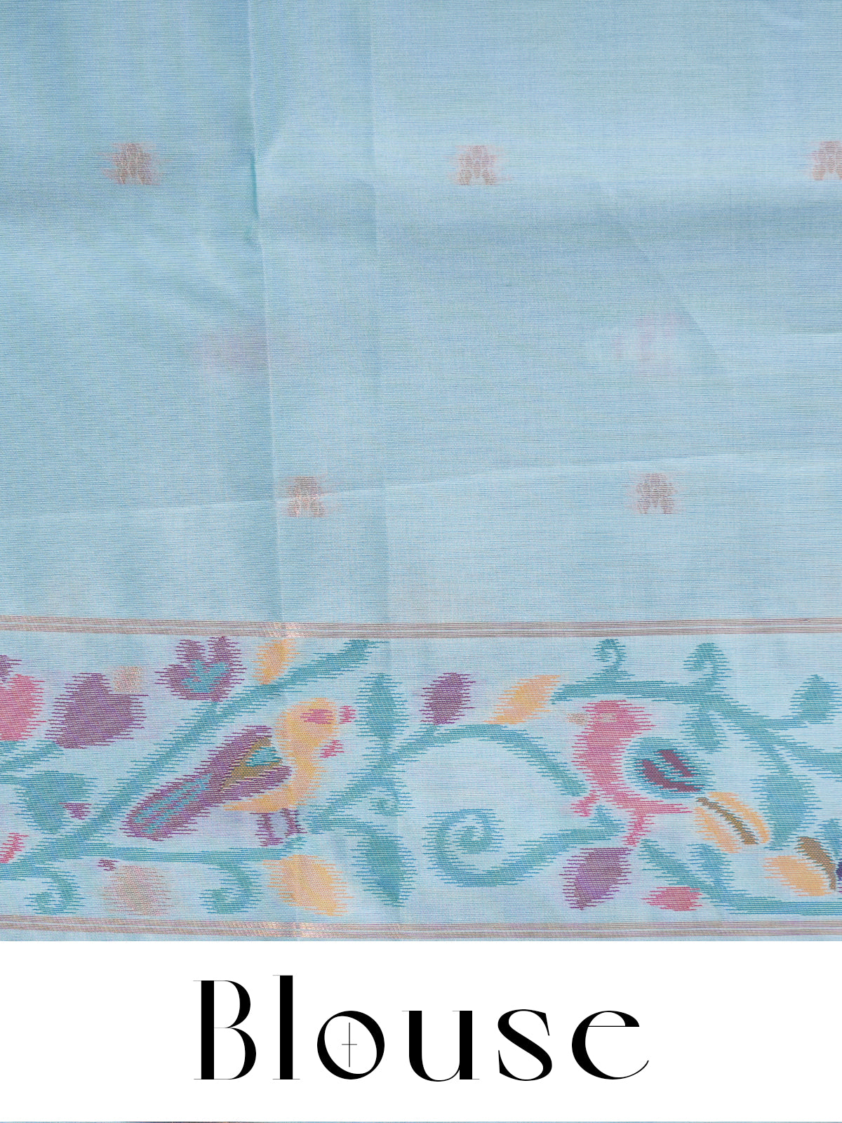 Teal Blue Semi Silk Saree