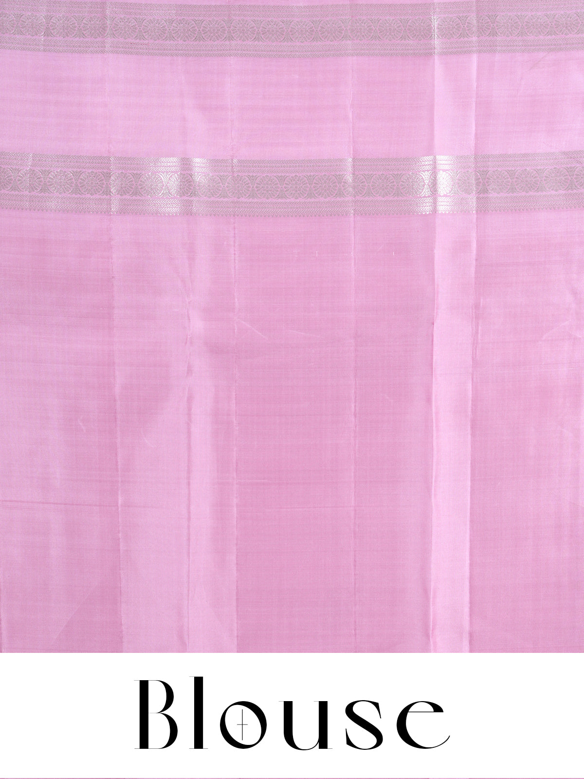 Lavender Pink with Matching Silver Zari Pallu - Pure Kanchipuram Silk Saree