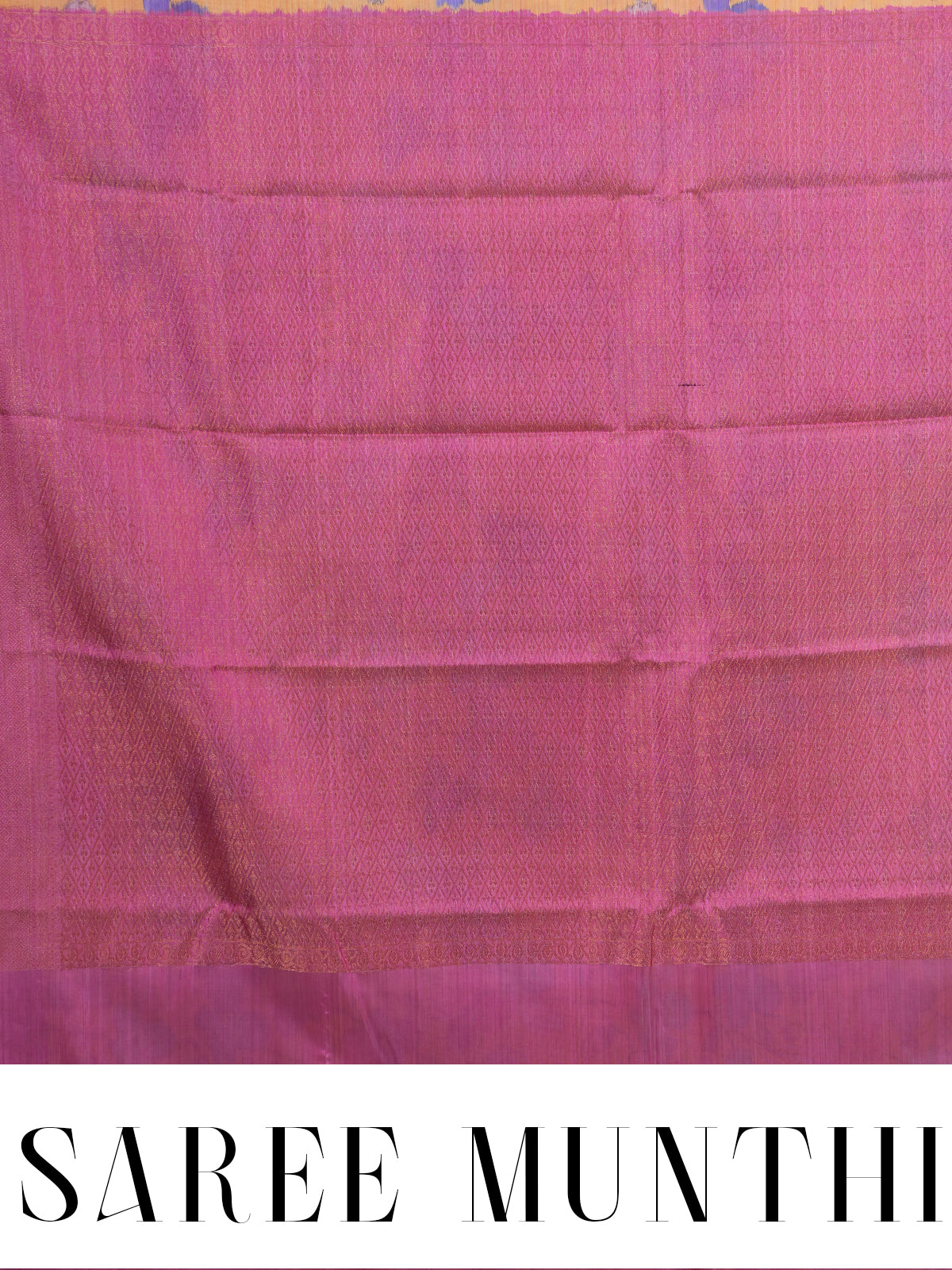 Mustard Yellow with Magenta Pink - Pure Kanchipuram Fancy Silk Saree