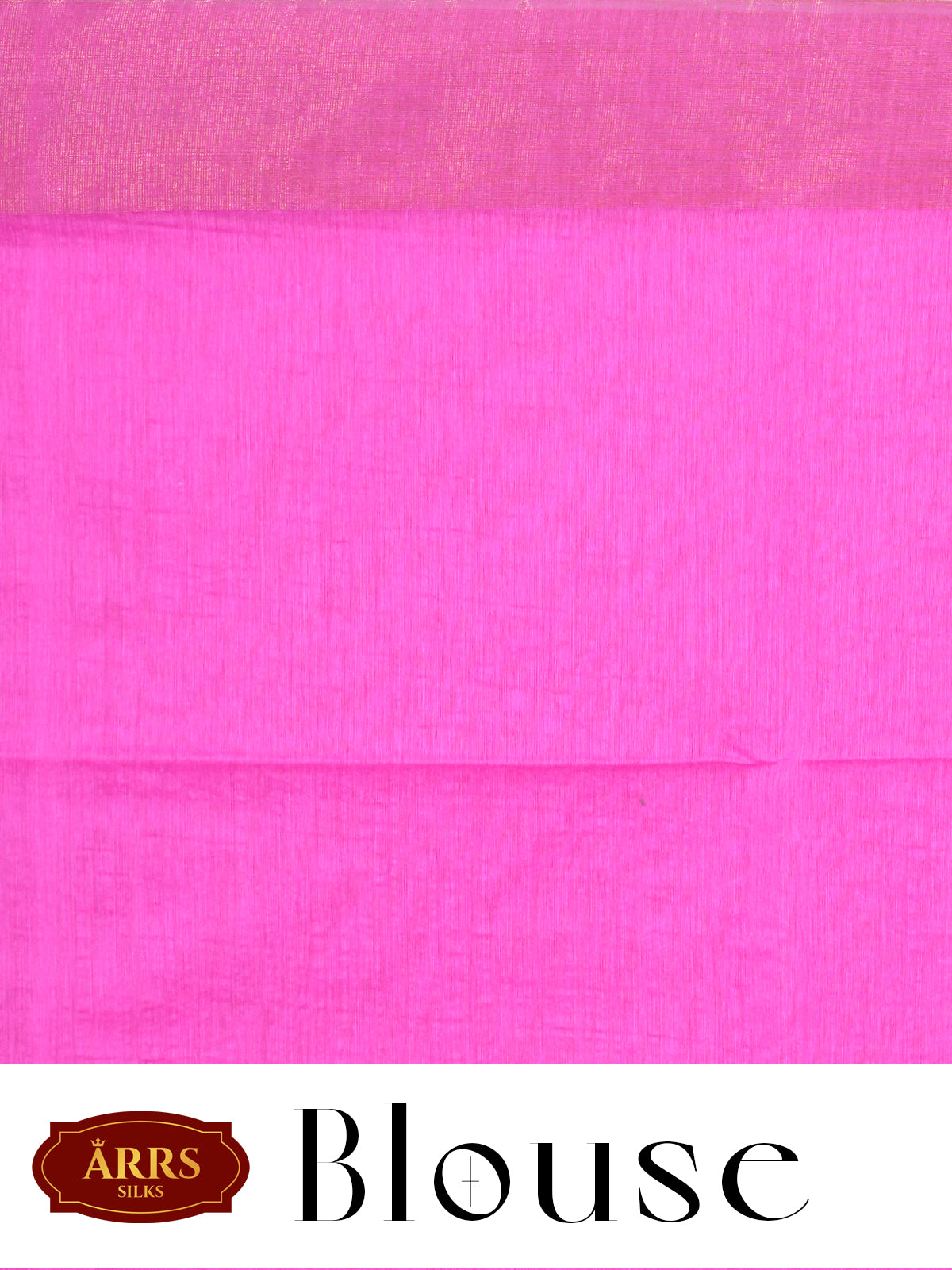 Pink with Dark Brown - Pochampalli Cotton Saree