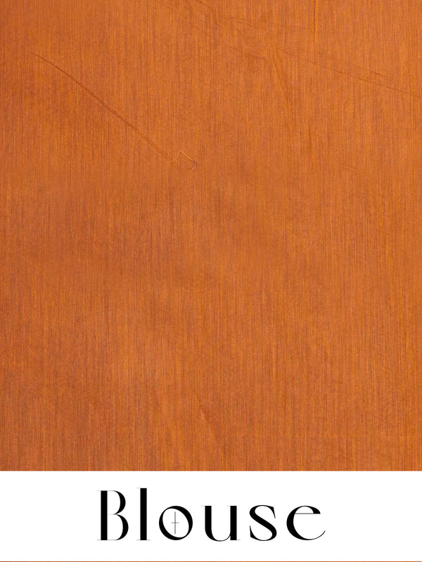 Wine Purple and Mustard-Orange Silk Cotton Saree