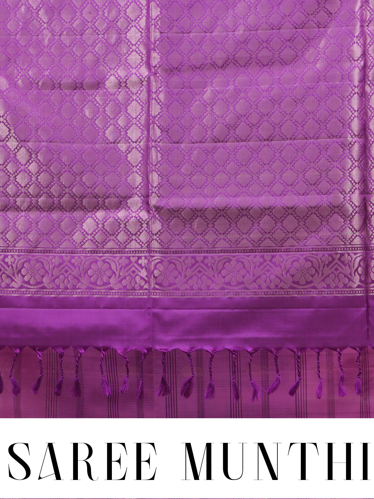 Royal Purple Pure Silk Kanchipuram Saree