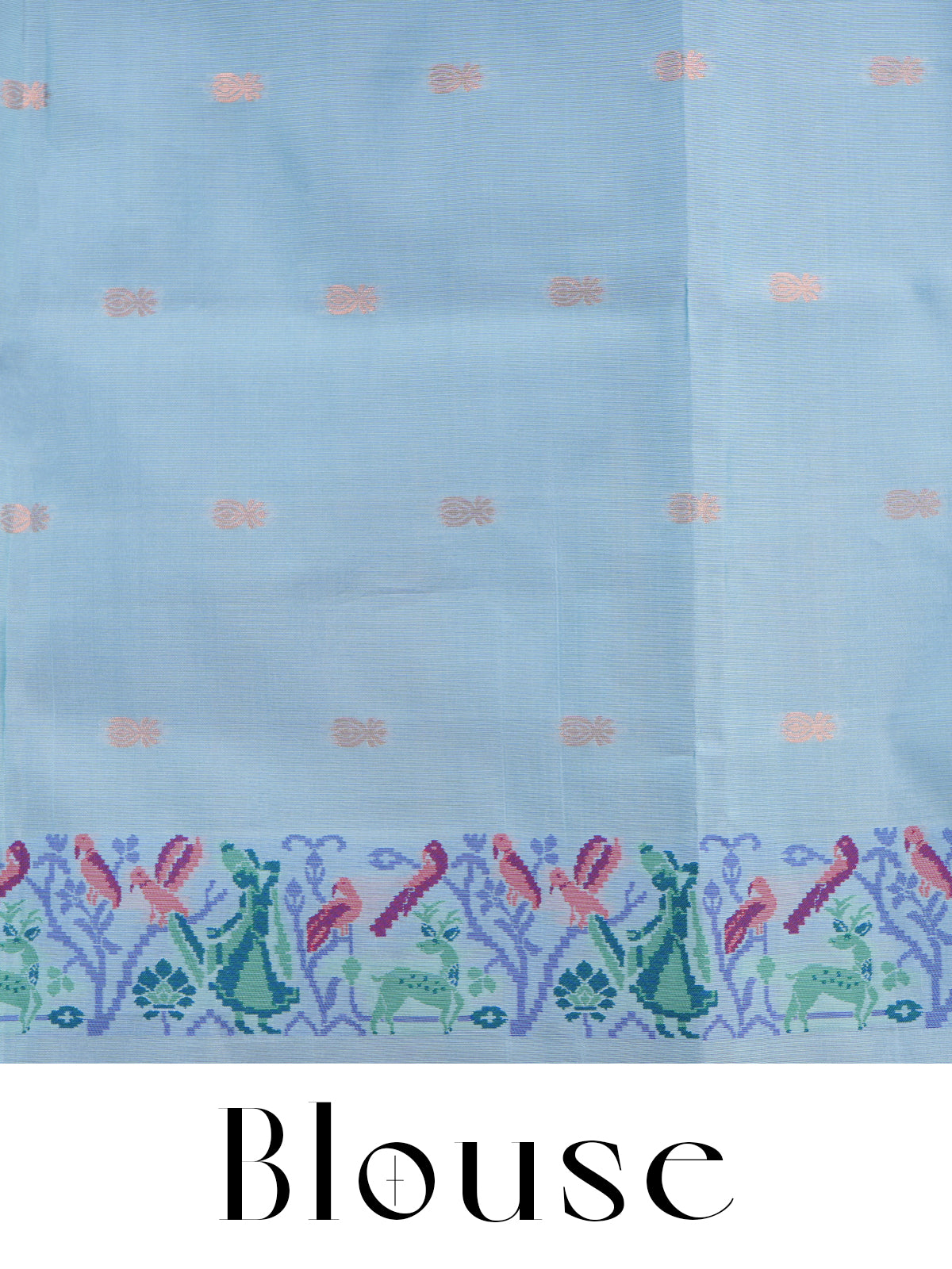 Royal blue Semi Silk Saree