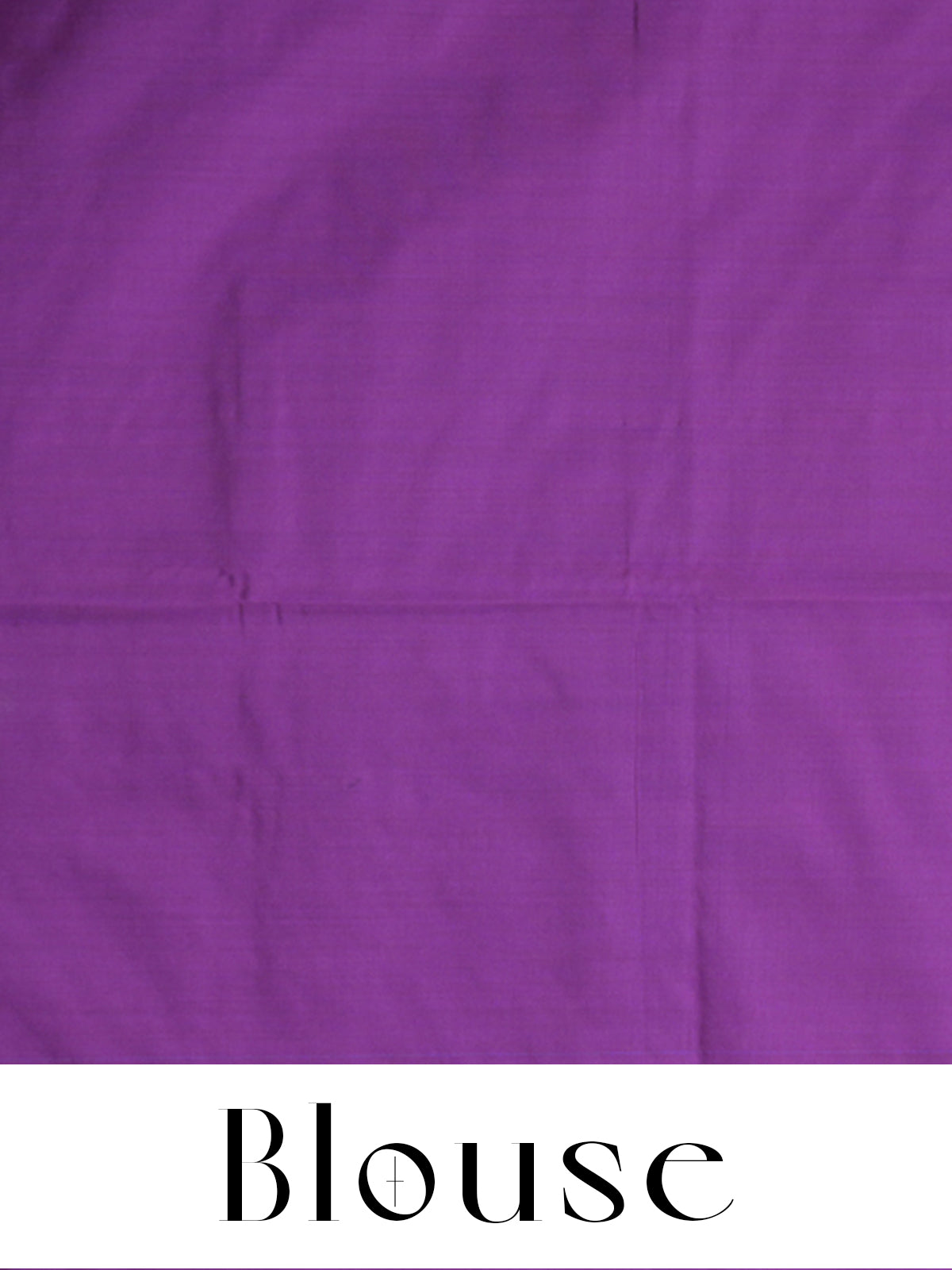 Royal Blue with Violet Semi Silk Saree