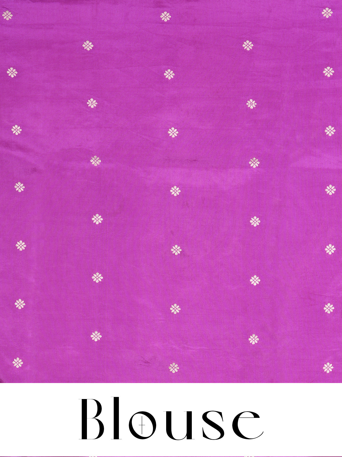 Magenta Purple with Matte Gold - Semi Tussar Saree