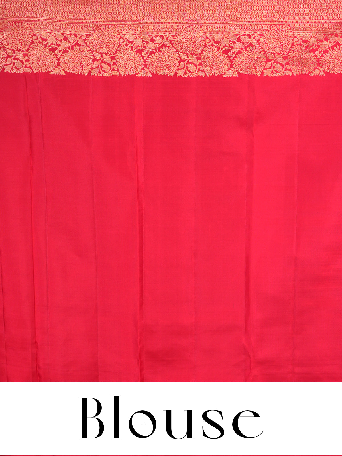 Scarlet Red with Golden Zari Pallu - Pure Kanchipuram Silk Saree
