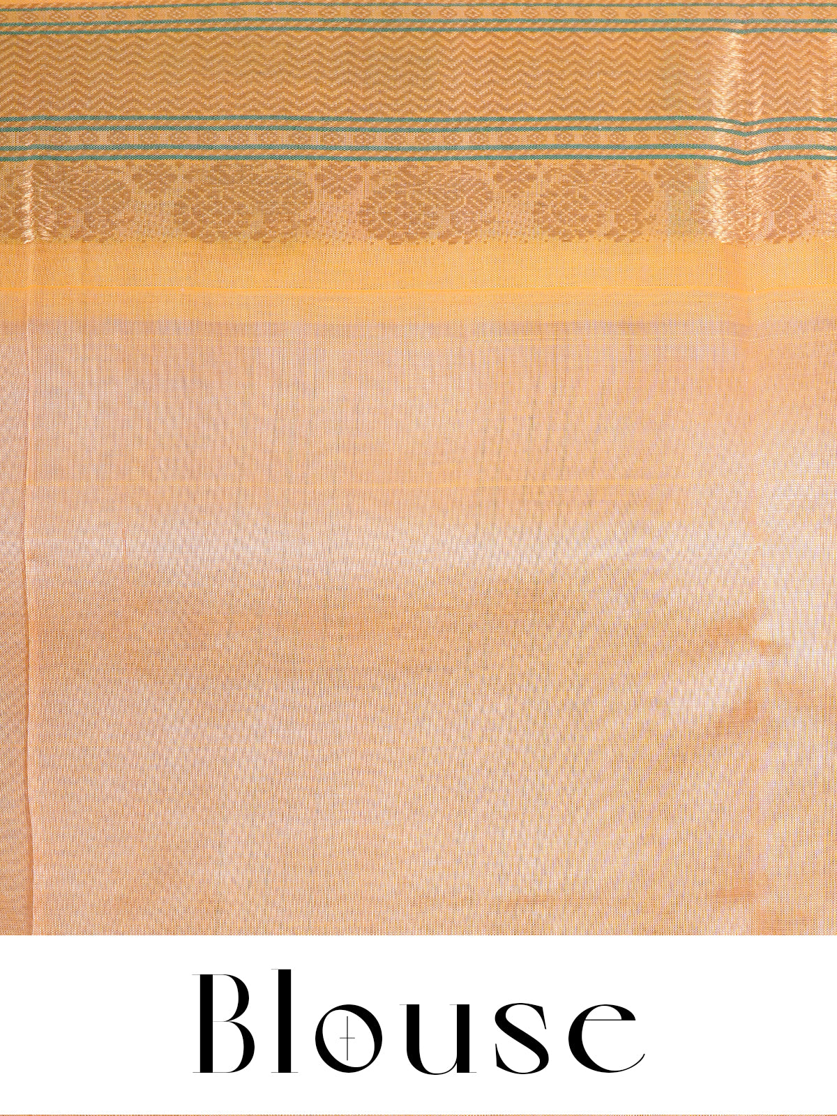 Royal Blue Pure Silk Cotton Saree with Mustard Yellow Zari Border