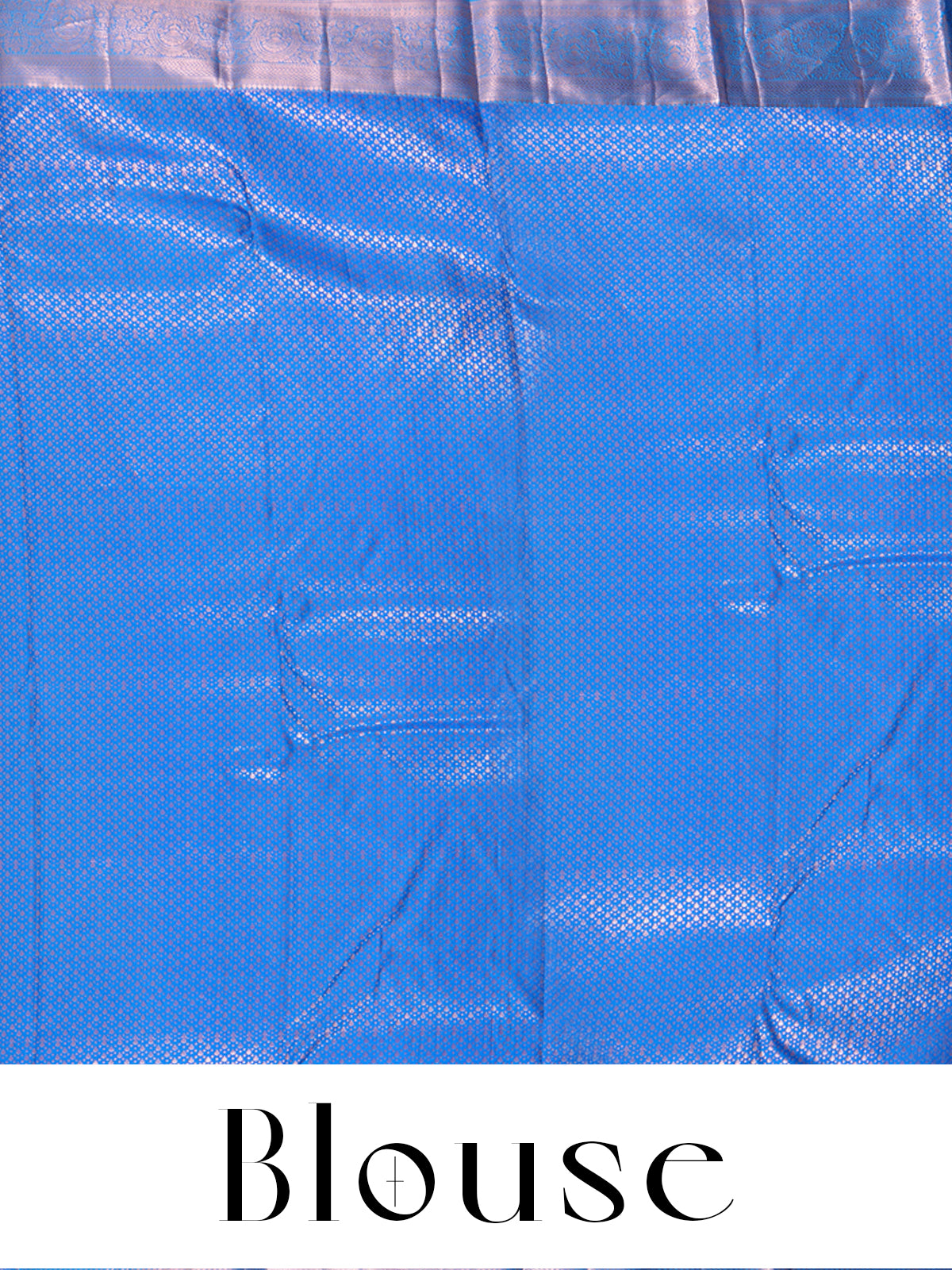 Splendid Honey Mustard and Cerulean Blue Kanjivaram Silk Saree