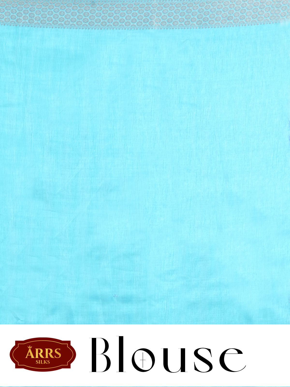 Mint Green with Sky Blue - Semi Raw Silk Saree