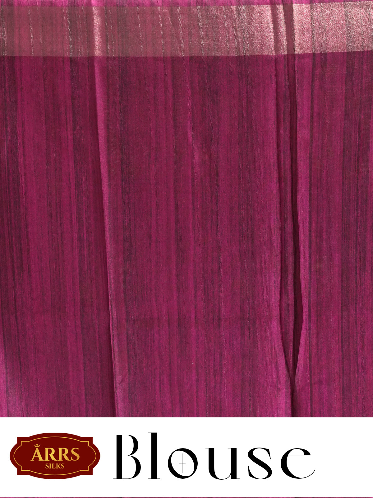 Magenta with Deep Magenta - Semi Tussar Saree