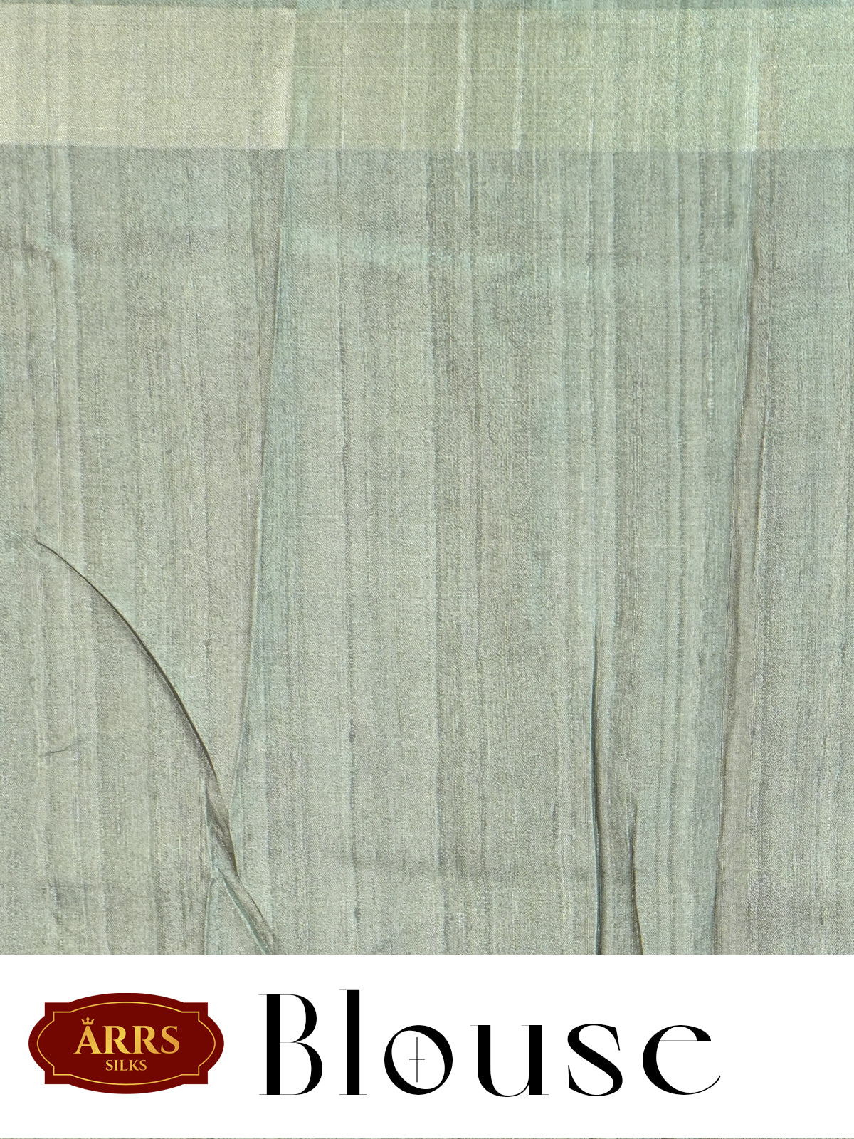 Cream with Sage Green - Semi Tussar Saree