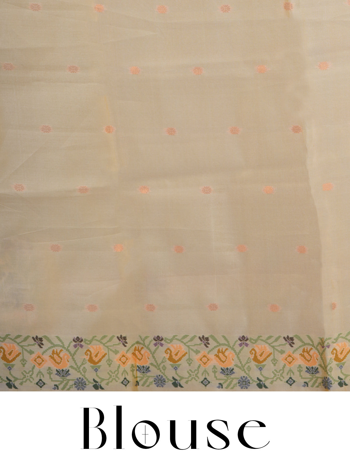 Parrot Green Semi Silk Saree
