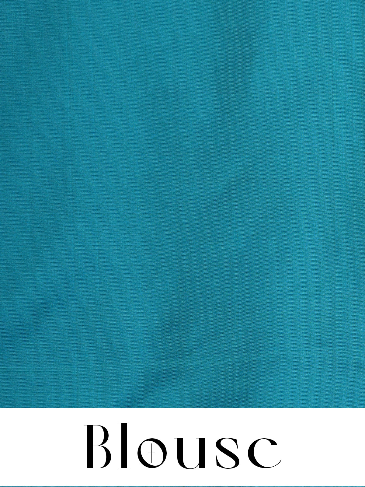 Peach-Pink With Teal Blue Semi Silk Saree