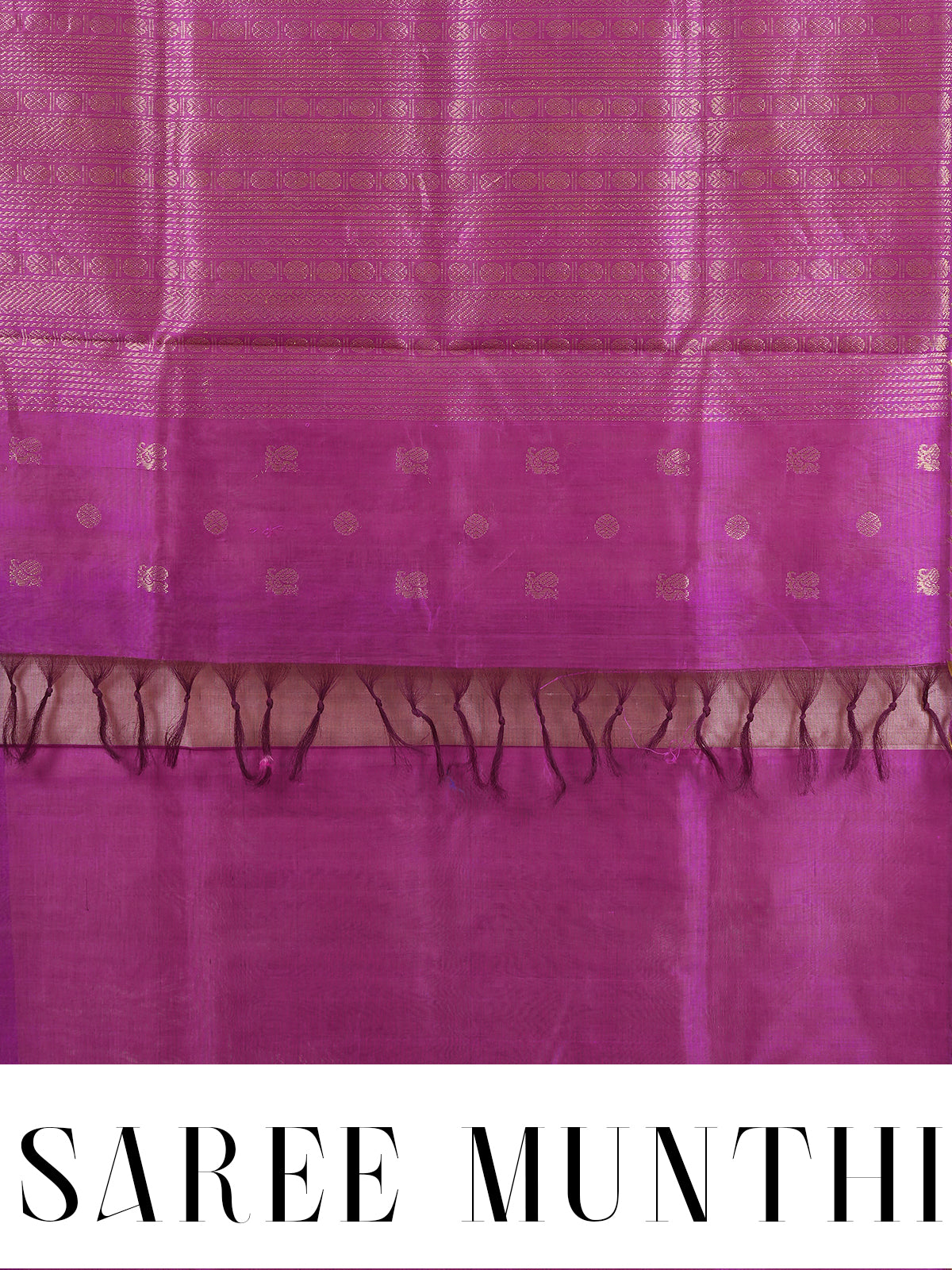 Elegant Mustard Yellow & Magenta Pure Silk Cotton Saree