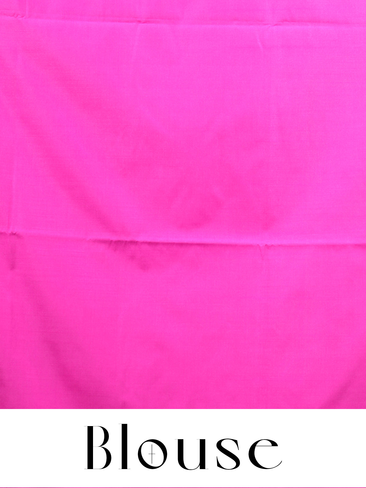 Pepsi - Blue with Rani Pink Semi Silk Saree