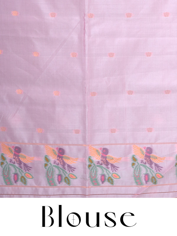 Bottle Green Semi Silk Saree