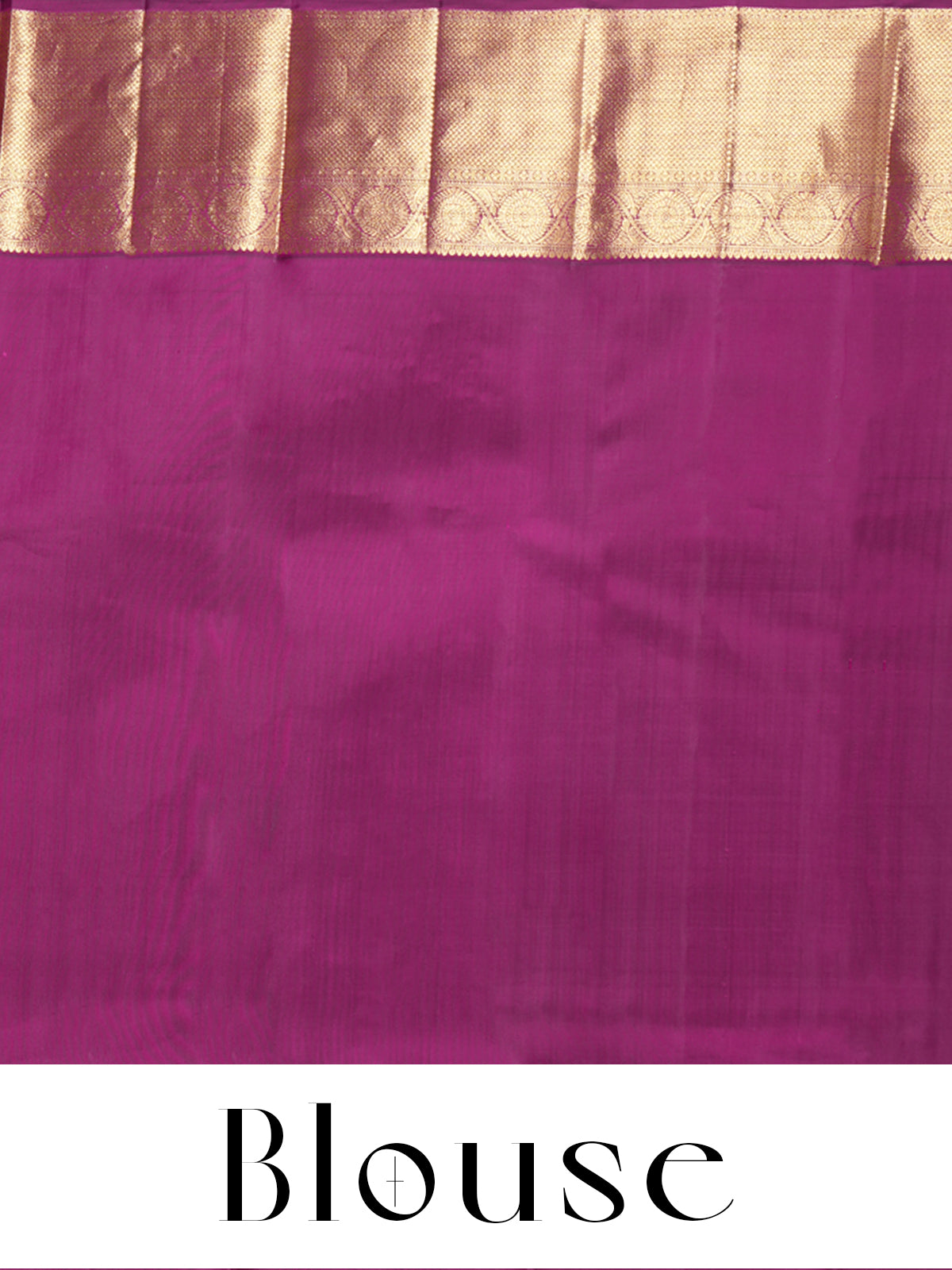 Royal Magenta and Gold Kanchipuram Silk Saree