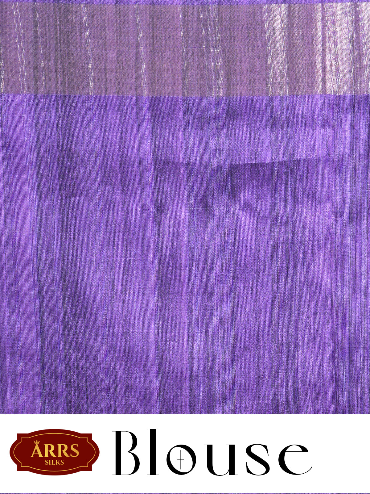 Purple with Floral- Semi Tussar Saree