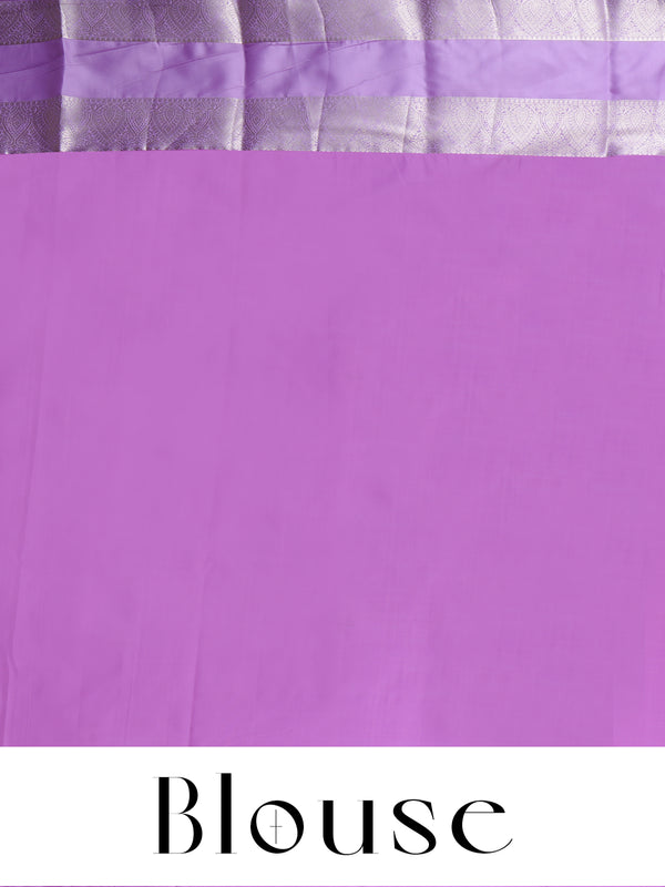 Navy Blue with Pink Kanchipuram Fancy Silk Saree