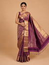 Royal Magenta and Gold Kanchipuram Silk Saree