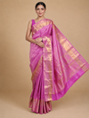 Radiant Rani Pink and Gold Kanchipuram Silk Saree