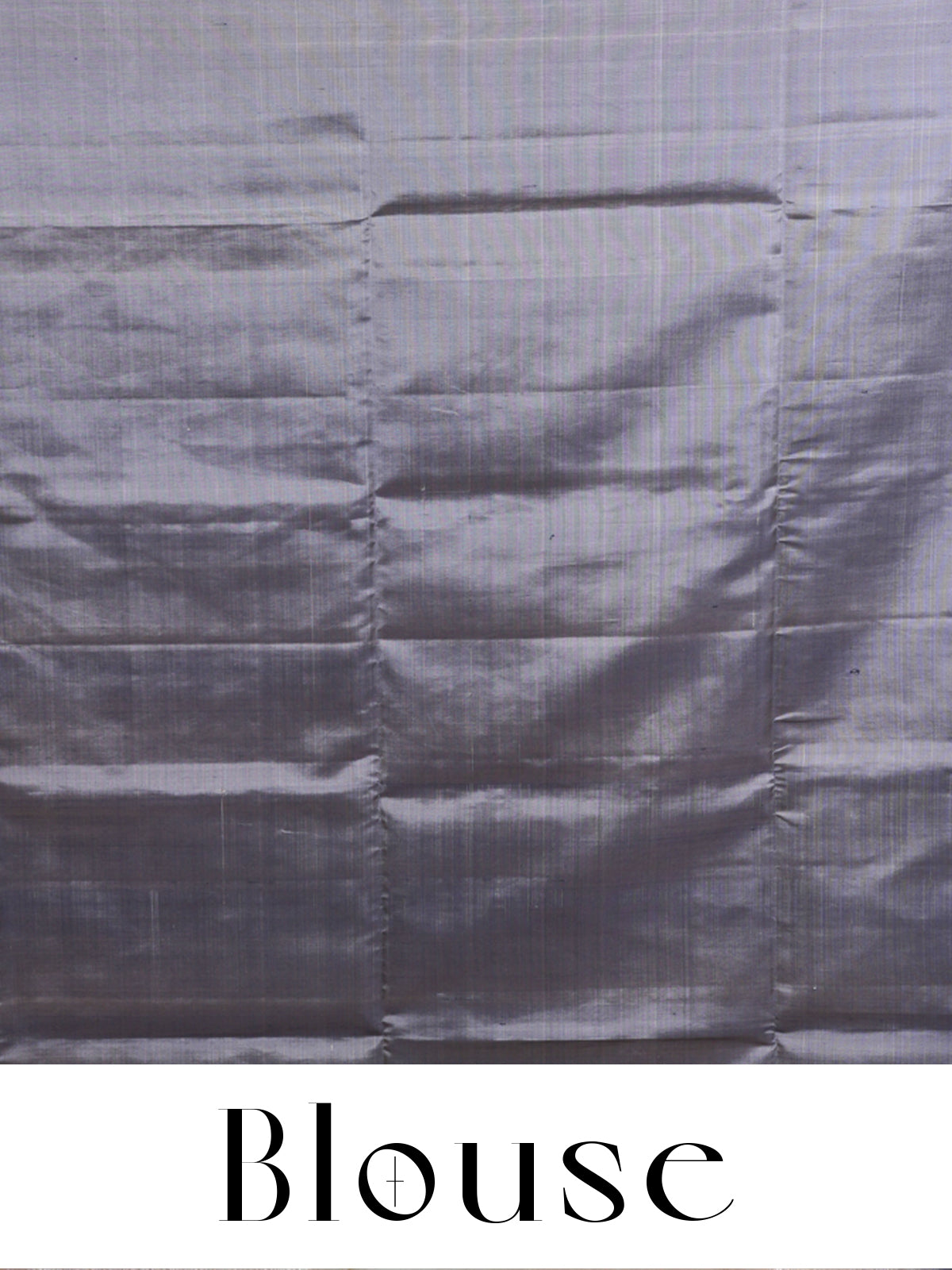 Contemporary Cream & Charcoal Grey Kanchipuram Silk Saree
