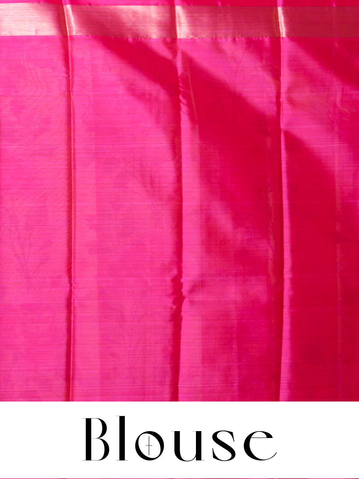 Elegant Rani Pink With Beige Floral Kanchipuram Silk Saree