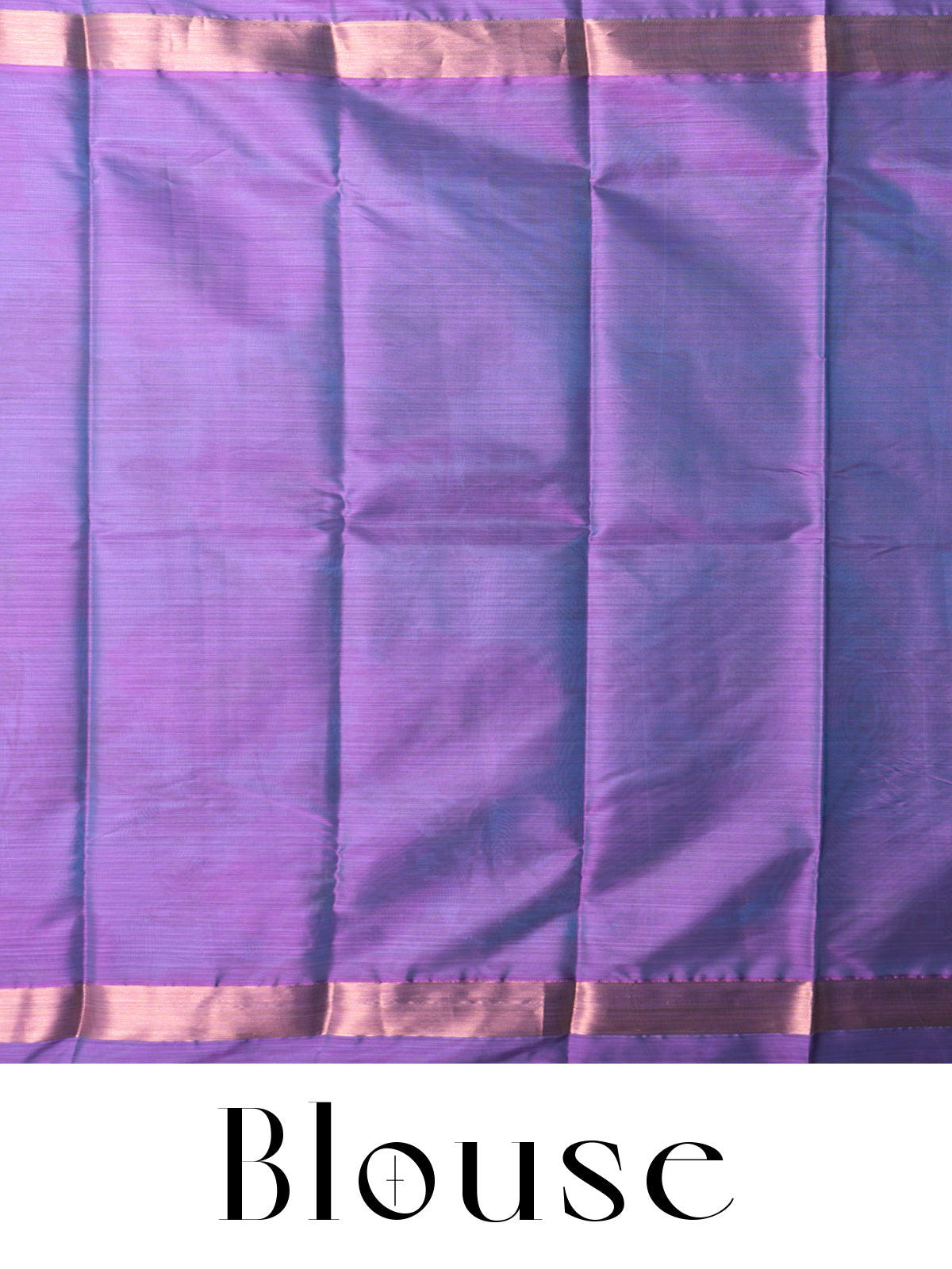 Enchanting Turquoise Blue & Lavender Mauve Floral Kanchipuram Silk Saree