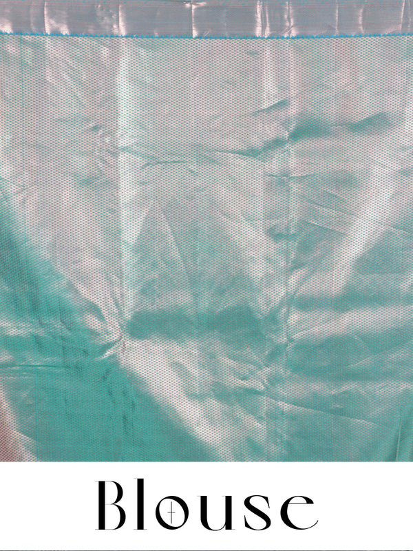 Mauve and Sea Green Kanchipuram Silk Saree