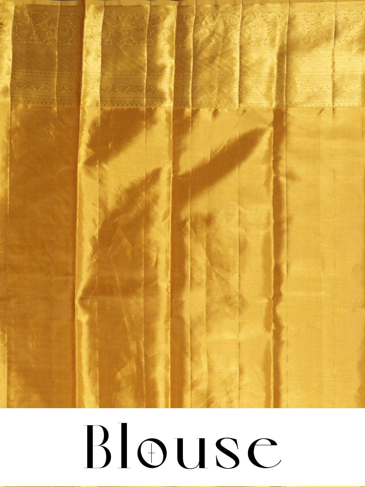 Radiant Mustard Yellow and Off-White Kanjivaram Silk Saree