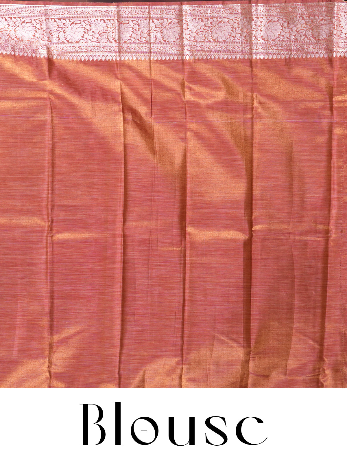 copper Brown Semi Silk Saree
